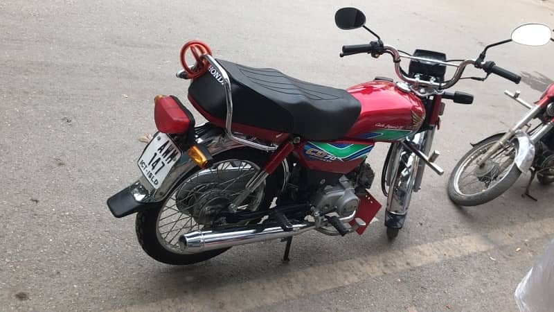 2018 model  honda cd 70 lush condition 2