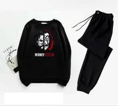 Money Heist Track Suit | 2 pcs In Black , White.