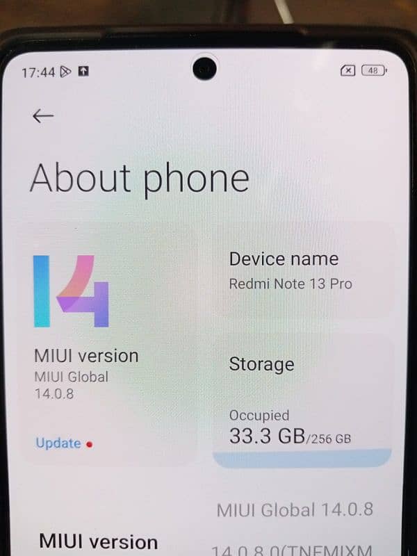 REDME NOTE 13PRO (8+8=256GB) 8