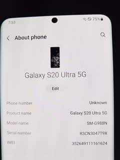 Samsung s20ultra 5g