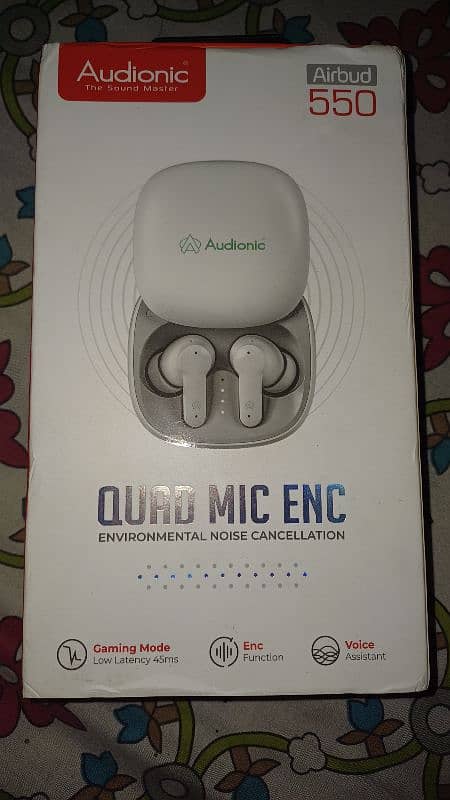 Airbud 550 slide earbuds (Audionic earbuds/earpods) 0