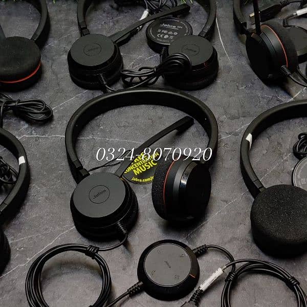 Jabra Evolve 20 Headset Noise Cancelling Microphone Meeting Call 65 85 1