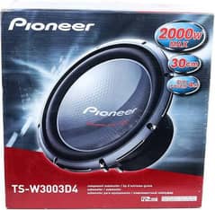 pioneer 3003 spl subwoofer /woofer and monoblock amp