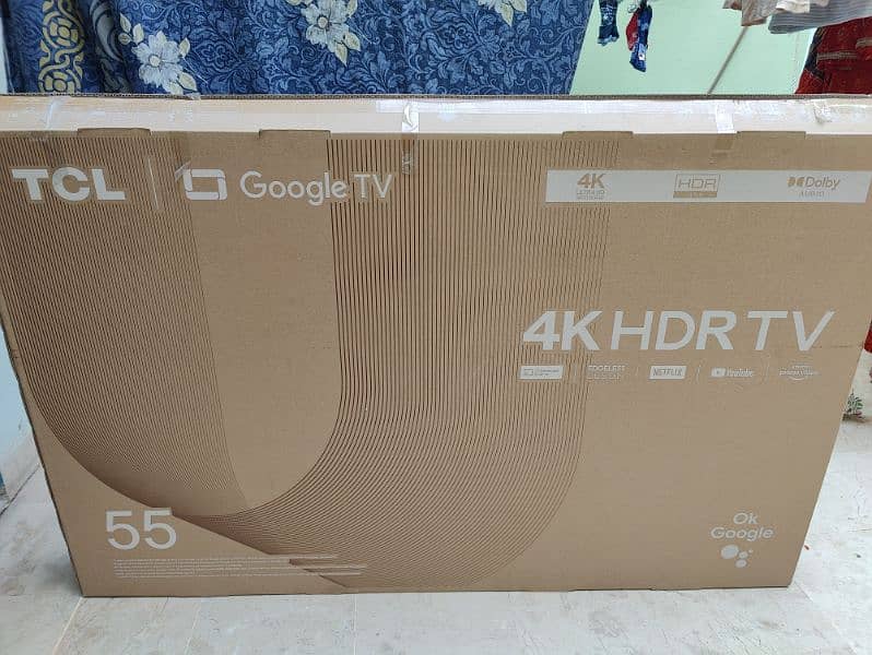 TCL 55" 4k HDR Smart TV 1