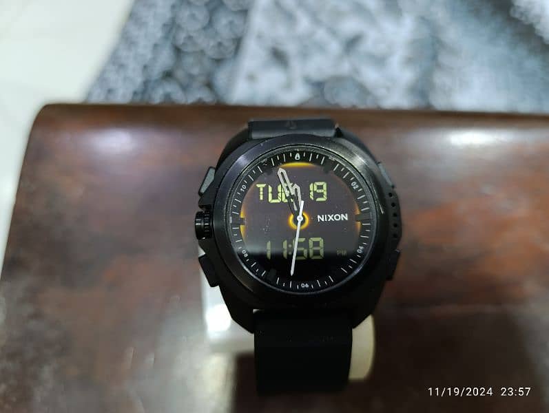 Original Nixon Ripley Tactical watch with Three times and two sensors 17