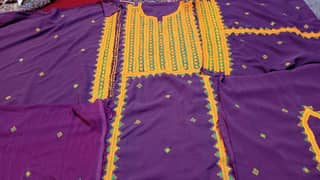 Balochi 3-pieces Dress (Mahi Pusht)