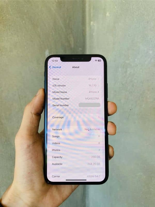 iPhone x 256 GB my WhatsApp number 03411594804 1