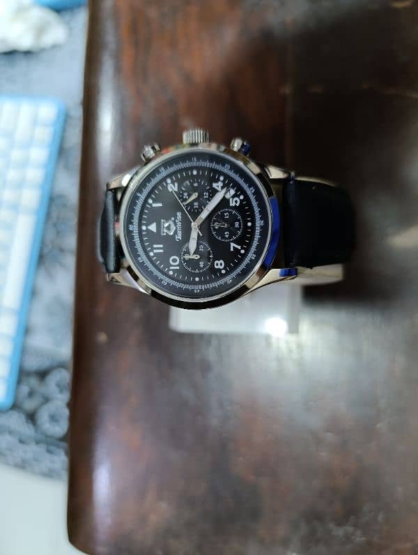 Original Teamwise Brand Stainlessness medium size date chronograph 9