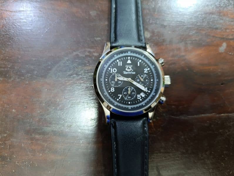 Original Teamwise Brand Stainlessness medium size date chronograph 16