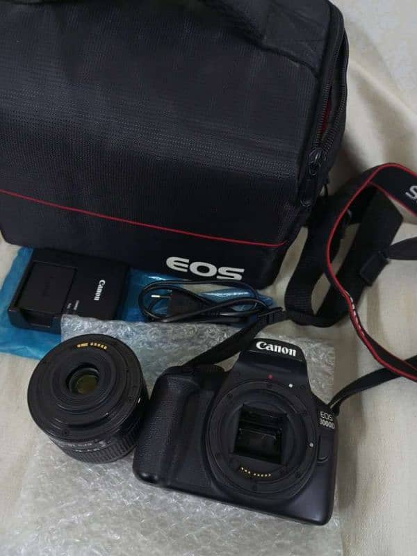 CANON EOS 3000D EFS 18-55MM LENS WITH BAG/box 0