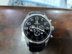 Original Teamwise Brand Stainlessness Large size date chronograph