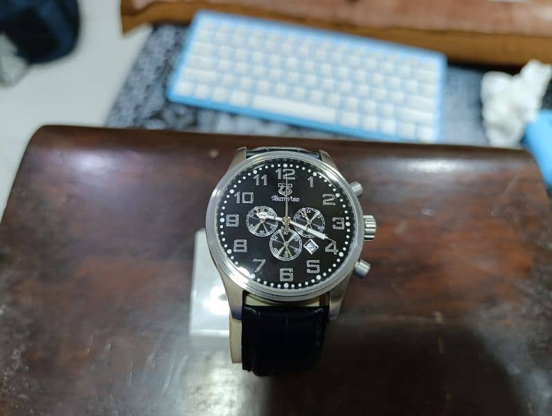 Original Teamwise Brand Stainlessness Large size date chronograph 3