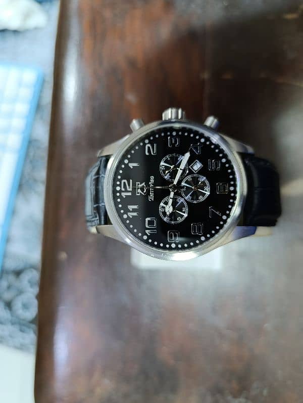 Original Teamwise Brand Stainlessness Large size date chronograph 6