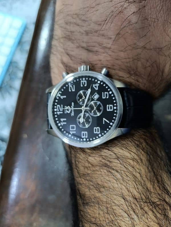 Original Teamwise Brand Stainlessness Large size date chronograph 10