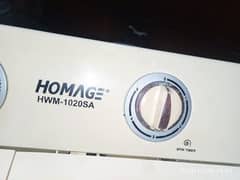 kenwood homege washing machine twin tub model no:HWM-1020SA