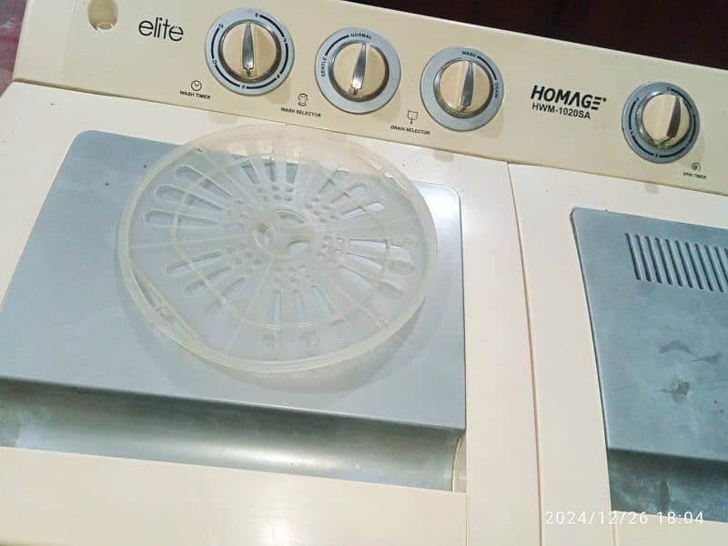 kenwood homege washing machine twin tub model no:HWM-1020SA 3