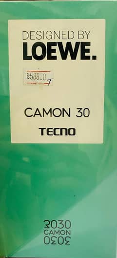 camon 30 brand new box pack