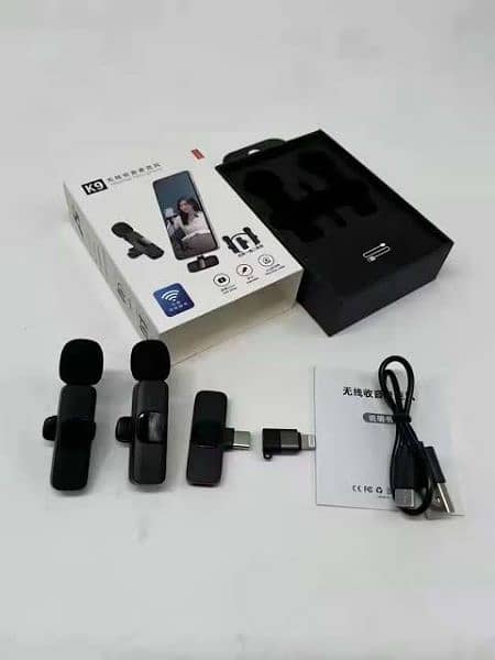 K9 wireless mic Type C iphone micro 1