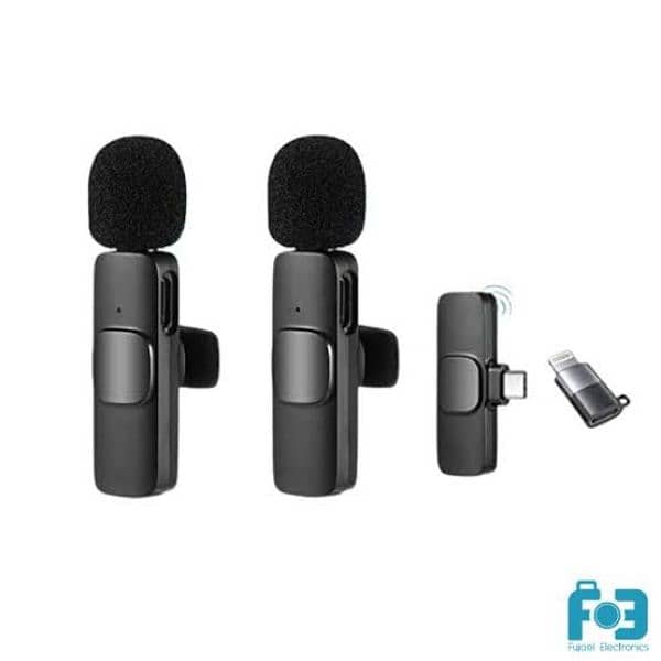 K9 wireless mic Type C iphone micro 2