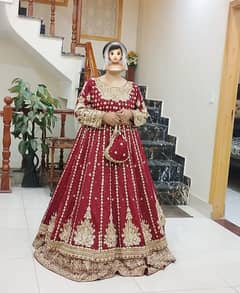 Red Bridal dress is for sale