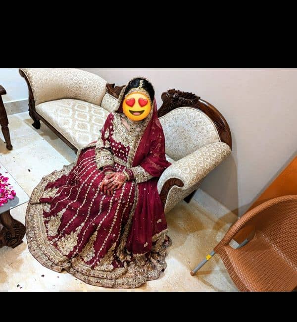 Red Bridal dress is for sale 1