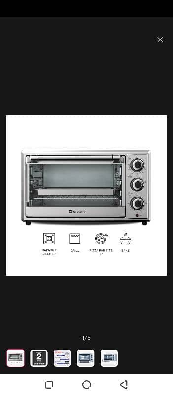 baking oven almost brand new 3