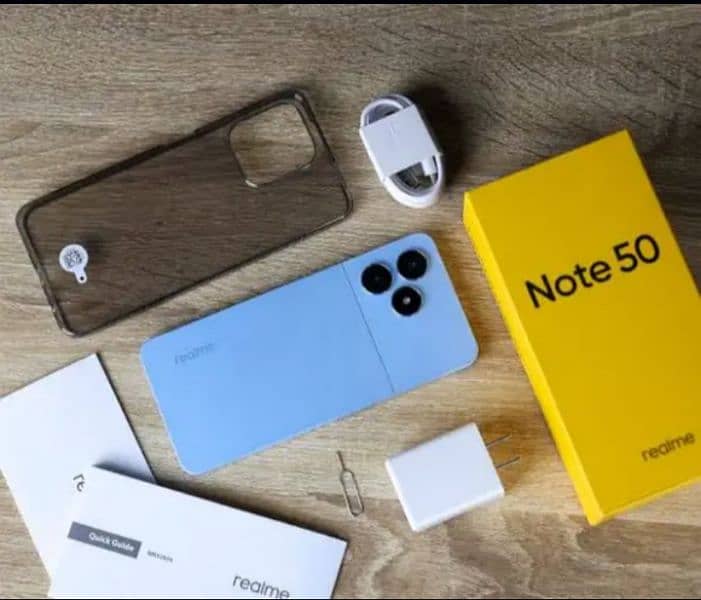 Realme note 50 (4.64) complete box(price final) 4