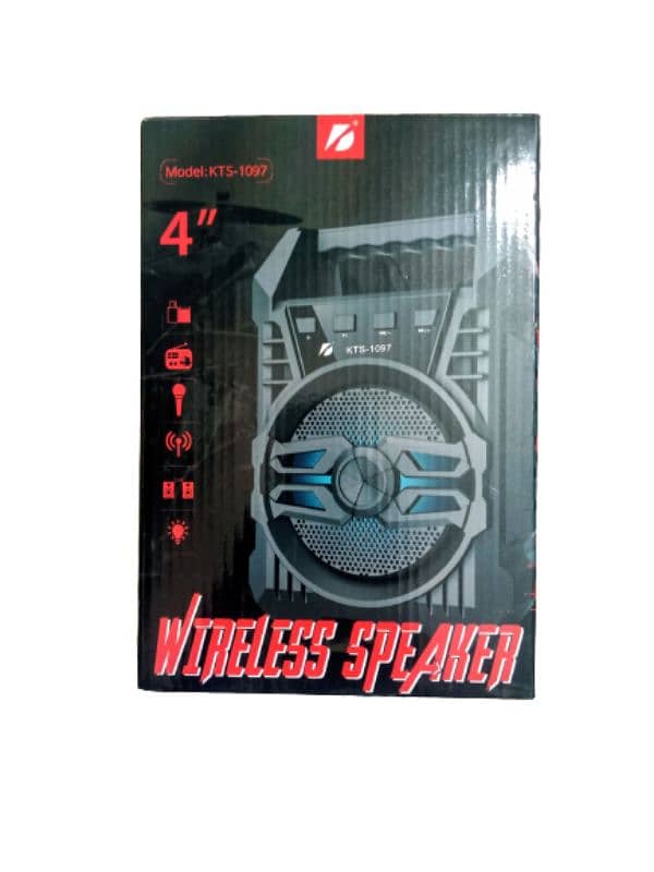 BT wireless Speaker 4 inch Model:KTS-1097 6