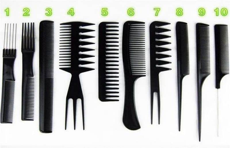 10 pcs styling hair comb 3