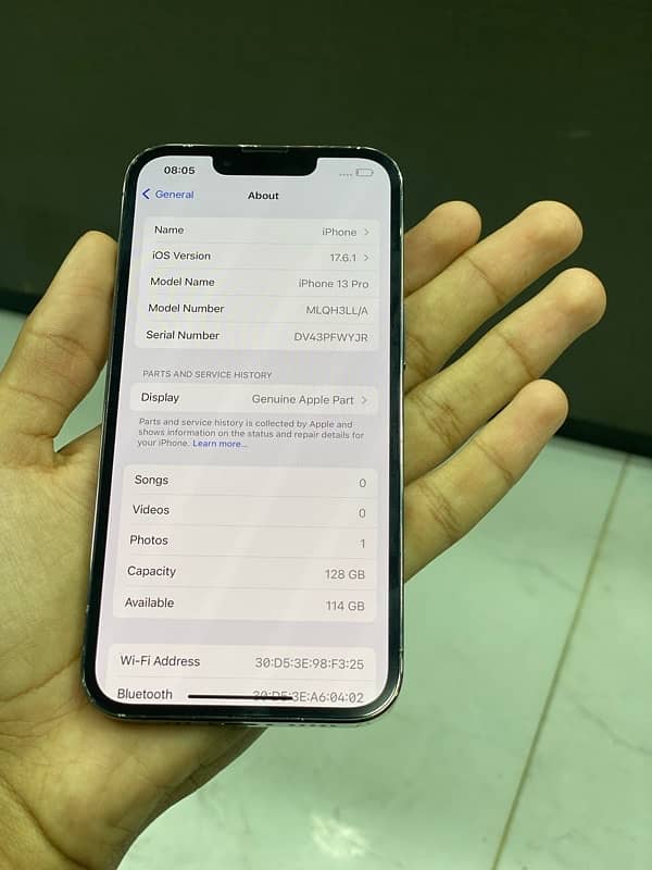 IPHONE 13 PRO JV 128 gb 84 health 2