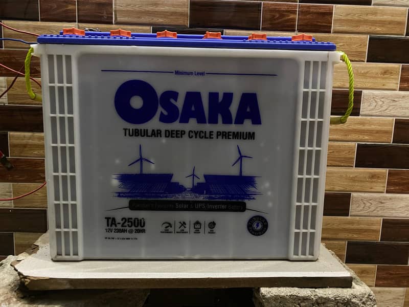 Osaka tubular battery 230ah 20Hrs backup #Sold out 3