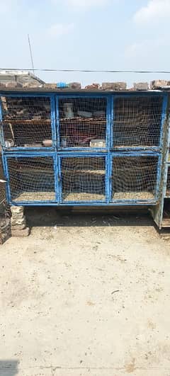 cage 6 portion Available size 2 fut khana hai lambai 6 fit unchai 4fut