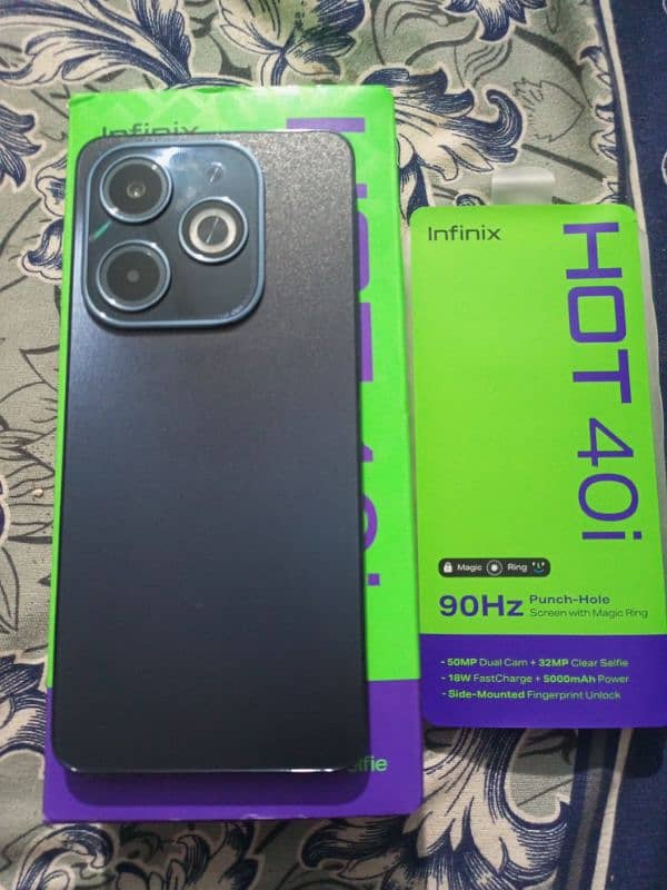 Infinix HoT 40i 16GB Ram 128GB Rom Dual sim official approved with box 2