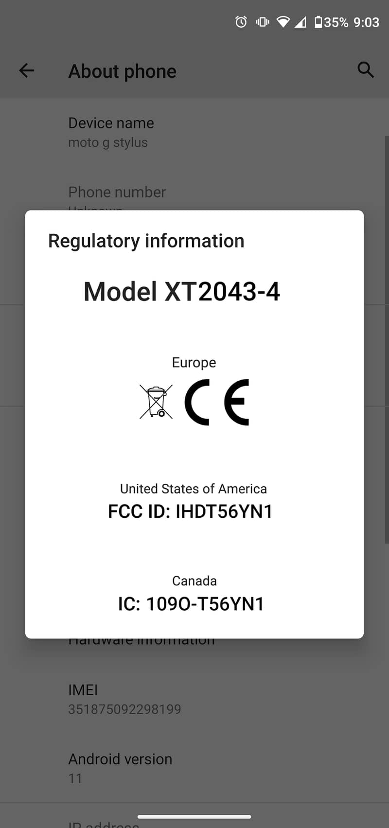 Motorola G Stylus 4