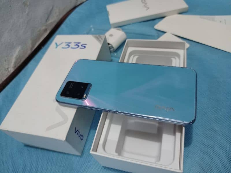 vivo y33s full box 8+4 128gb no open exchange any mobile 2