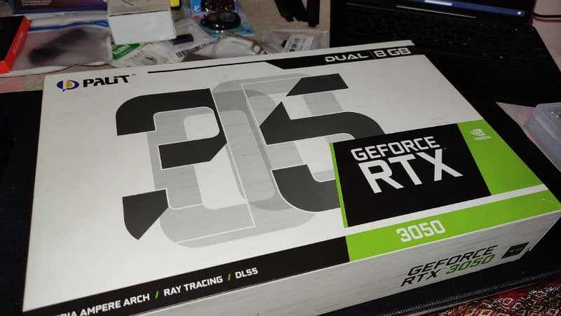 Nvidia RTX 3050 8GB Graphics Card Palit GPU 0