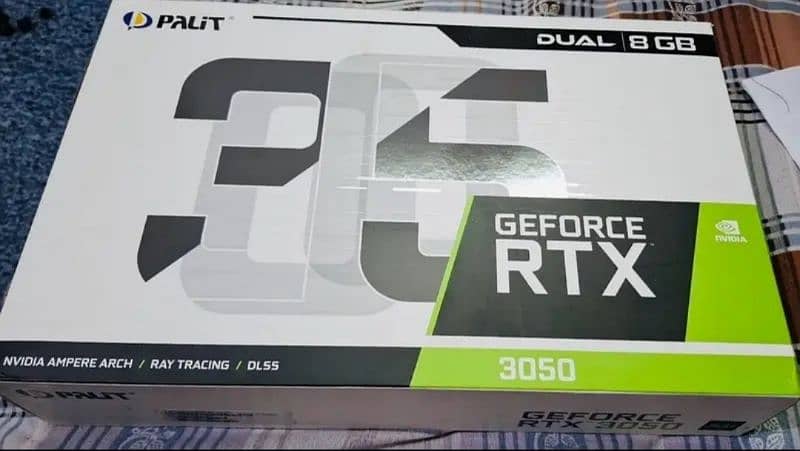 Nvidia RTX 3050 8GB Graphics Card Palit GPU 1