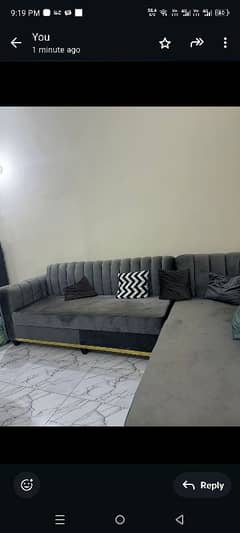 urgent sale L sofa