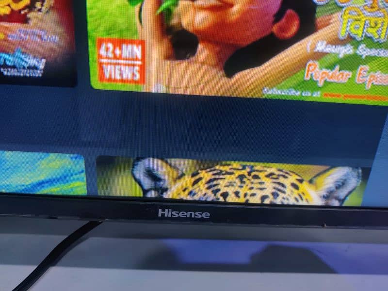 Hisense Android LED TV bilkol new pari ha 7