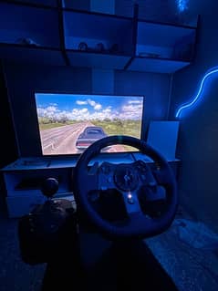 Xbox one + logitech g920 racing wheel with shifter