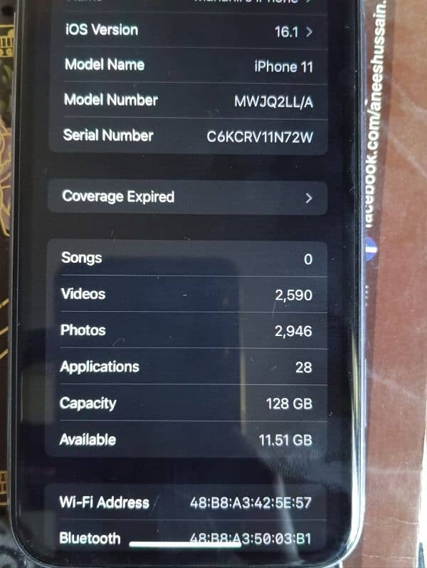 urgent sale for iphone11 non pta new condition 4