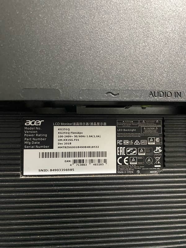 Acer KG251Q 5