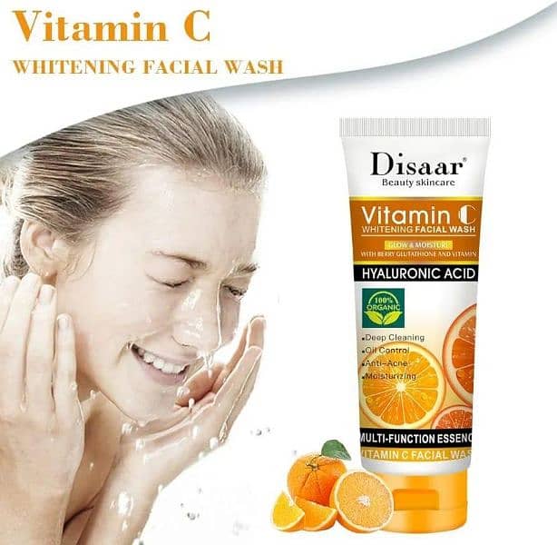 vitamin c whitening face wash. 100g 3