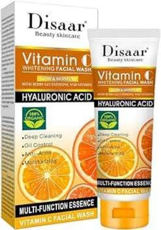 vitamin c whitening face wash. 100g 4