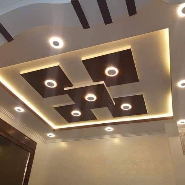 false ceiling/gypsum board ceiling office partition 4