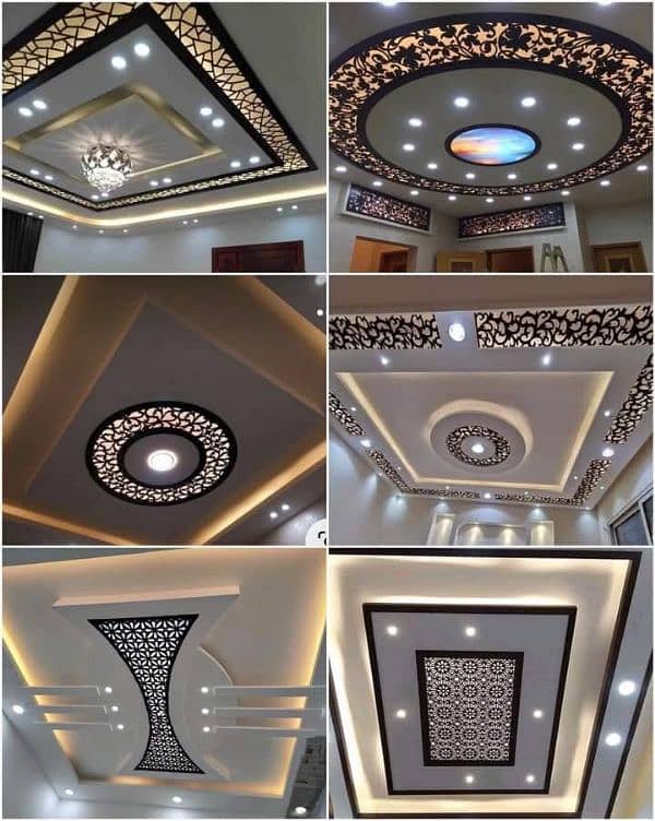 false ceiling/gypsum board ceiling office partition 13