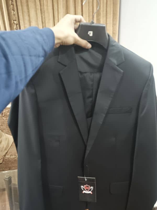 3 piece brand new mens black coat (38 SIZE) urgent sale 1