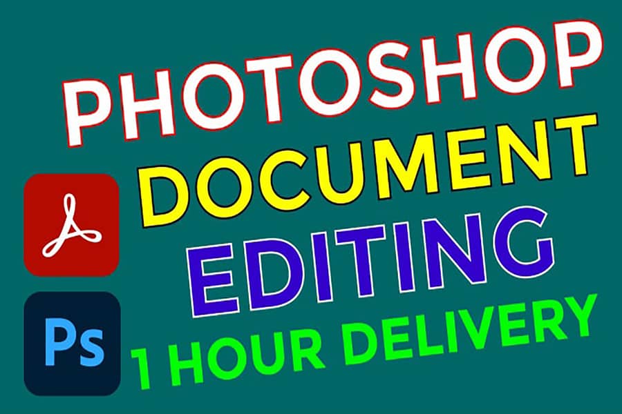 Graphic Design Edit PDF JPG screenshot scanned Photoshop Document Edit 3