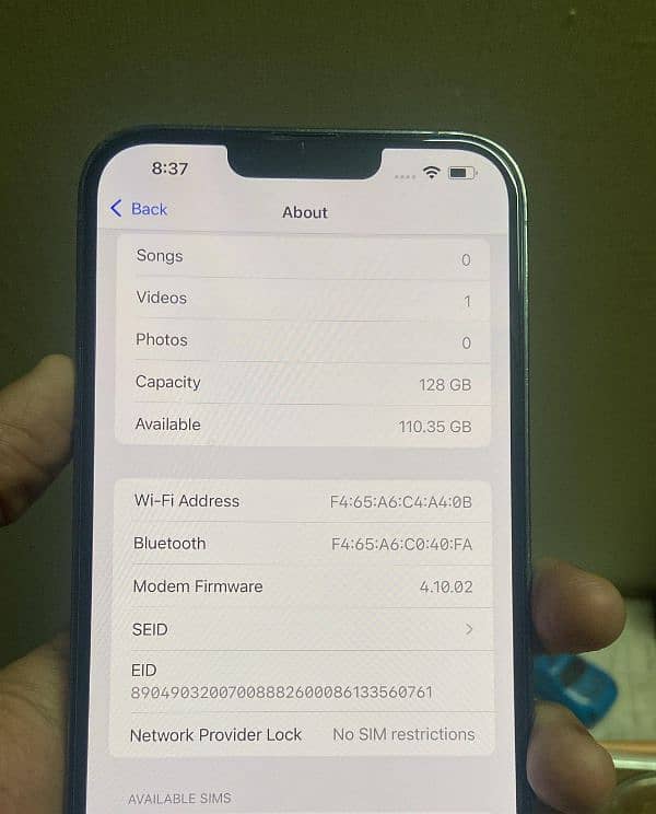 iphone 13 pro max 128gb (non pta ) 10