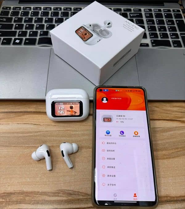 A9 pro Airpods display with ANC 0